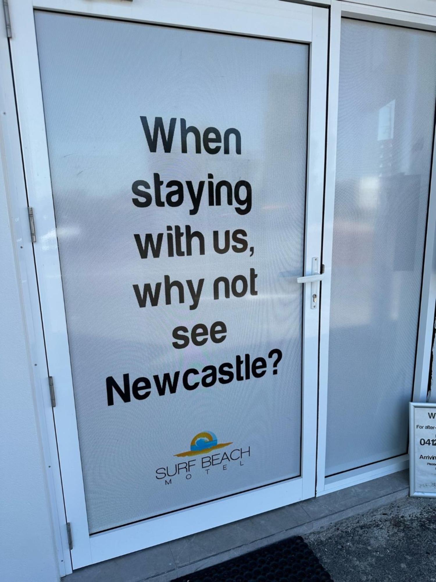 Surf Beach Motel Newcastle Esterno foto
